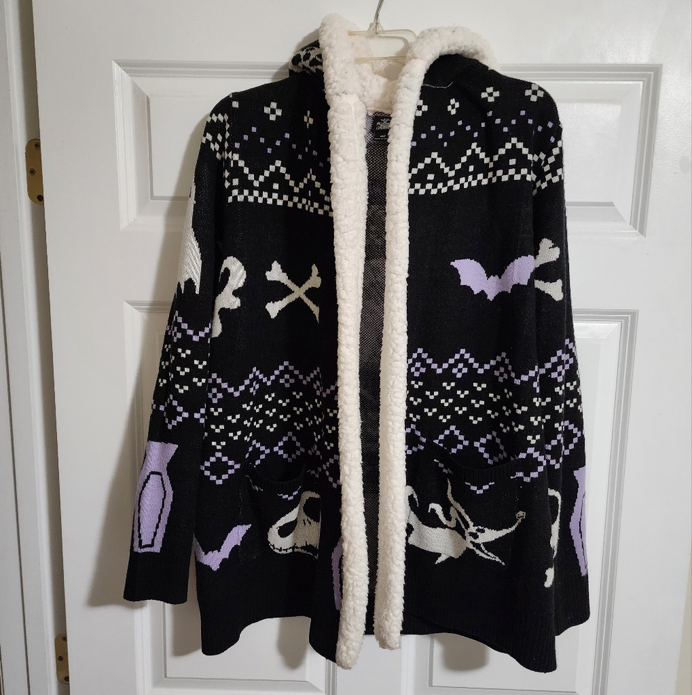 Nightmare Before Christmas Sherpa Fleece Jacket